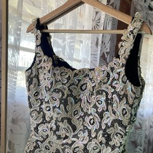 Exquisite hand-beaded vintage wedding dress